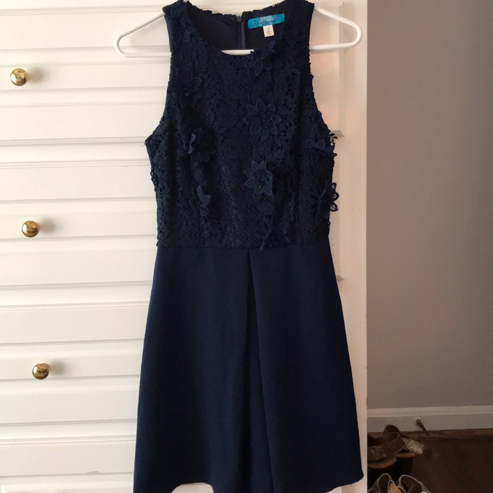 Navy blue dress